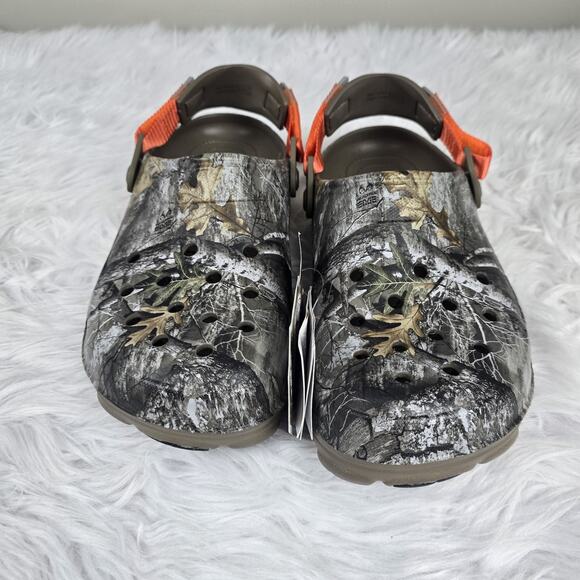 Crocs Realtree All Terrain Edge Clog Men's 10 Women's 12 Walnut 206504-267 - Picture 4 of 8